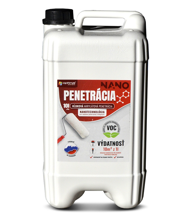 Optimal NANO penetrácia hĺbková pripravená na použitie 10l
