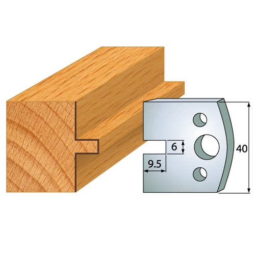 IGM Profil 017 - pár obmedzovačov 40x4mm SP
