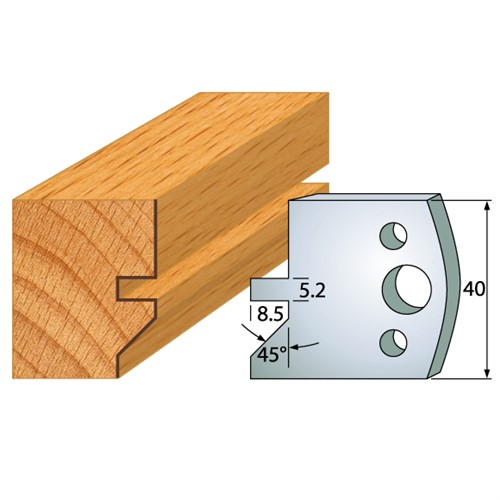 IGM Profil 084 - pár obmedzovačov 40x4mm SP