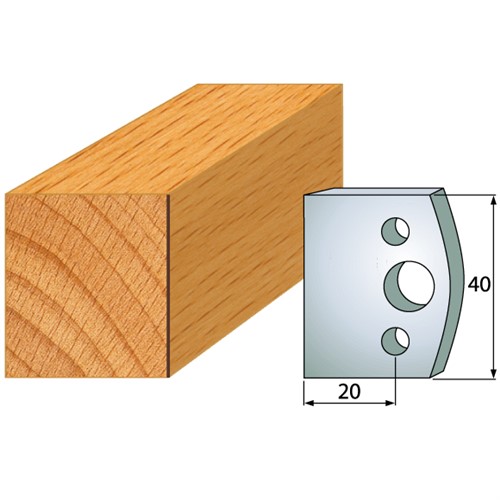 IGM Profil 000 - pár obmedzovačov 40x4mm SP