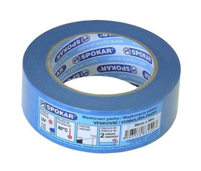 Spokar maskovacia páska exteriérová PROFI 38mmx50m - 5d/60°C