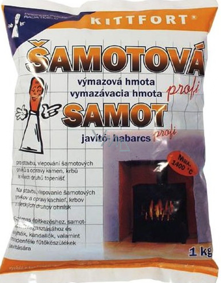 Kittfort Šamotová výmazová hmota 1kg