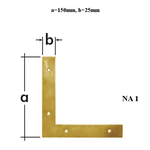 Domax Spoj typu L NA1 150x150x25x2.5