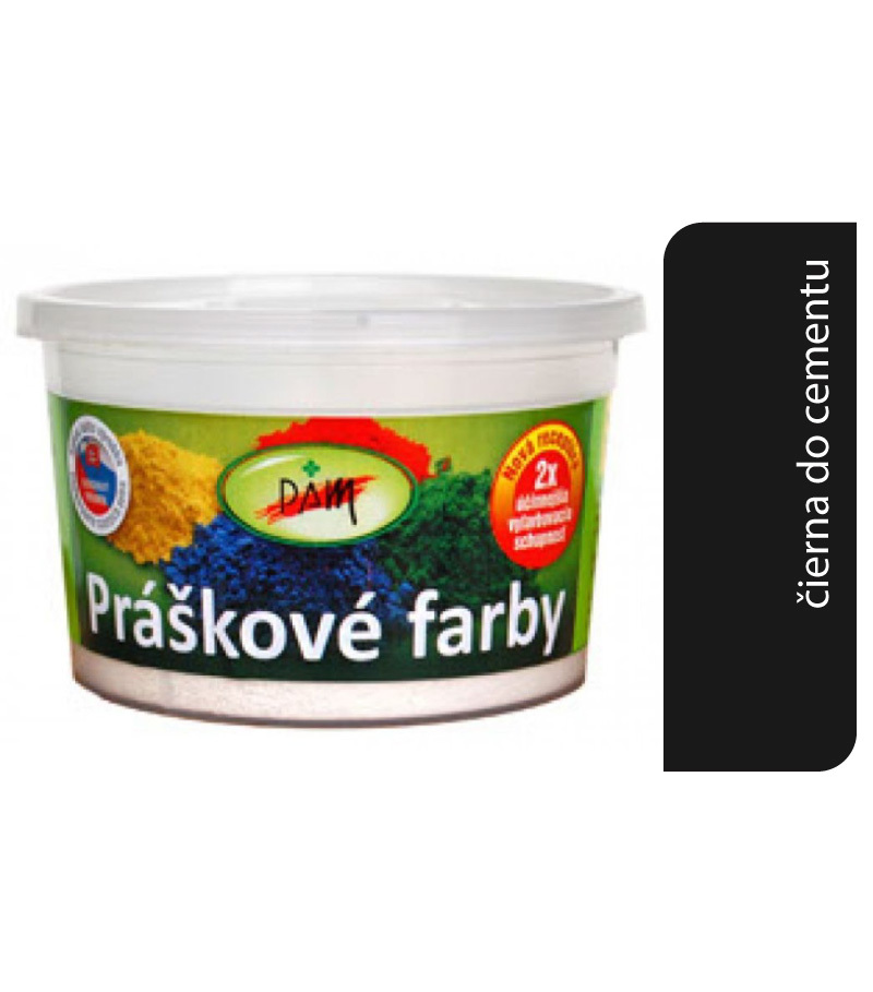 Pam prášková farba do cementu: čierna 2710 2 Pam prášková farba do cementu: čierna 2710 2