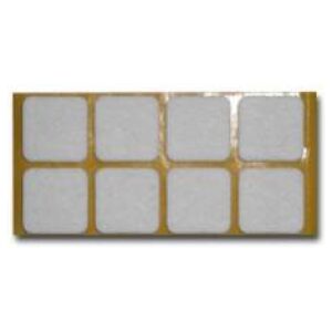 PPodložka plstená 25x25mm biela