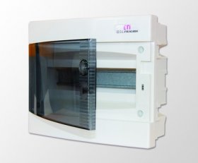 Rozvodnica podomietková ECM12PT 12-modulová IP40 biele dvierka
