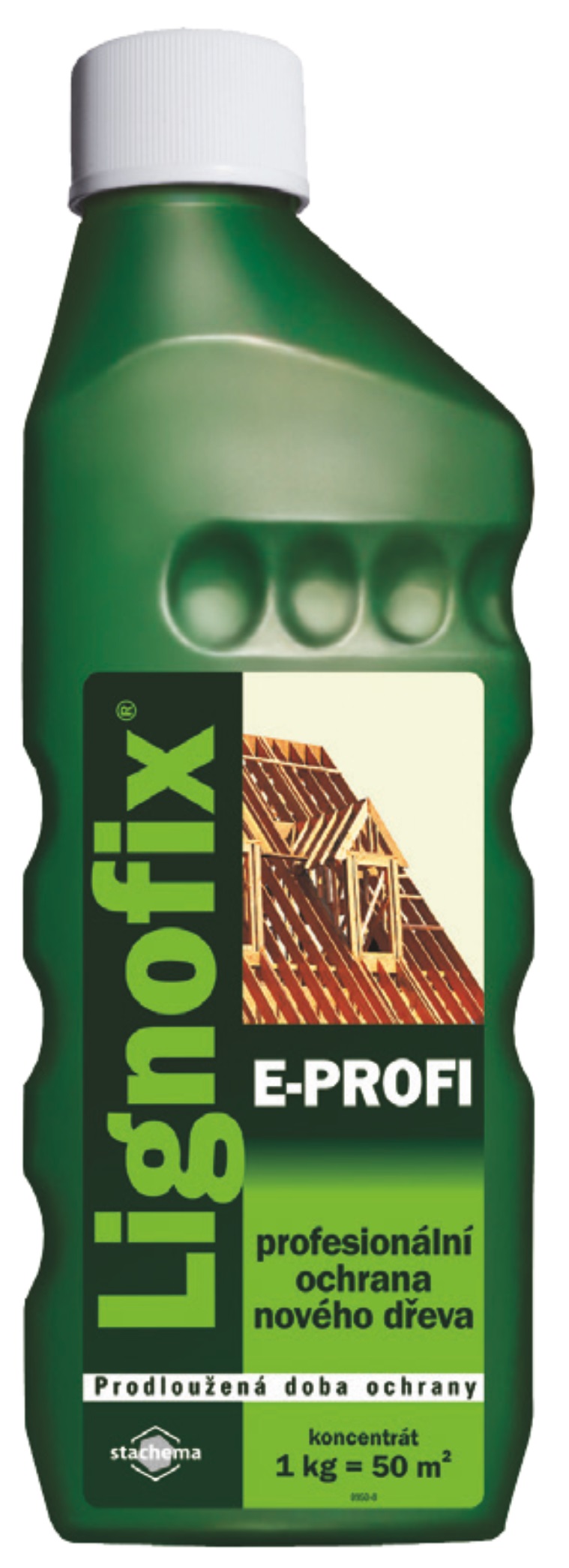 Lignofix E-Profi zelený - Preventívna povrchová úprava dreva 1kg