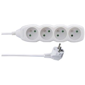 Emos Predlžovací prívod 4 zásuvky 1
