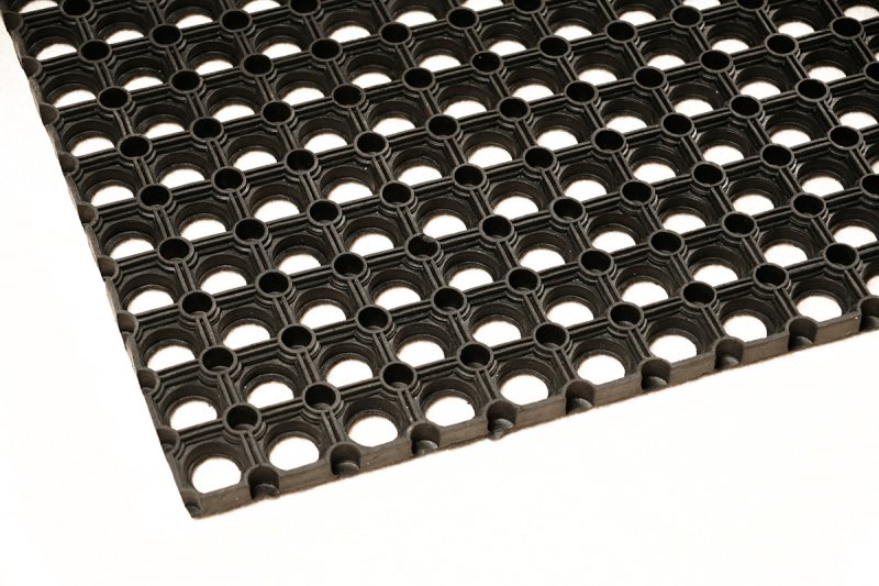 Rohož Ring čierna 80x120cm