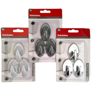 Háčiky nalepovacie 3ks
