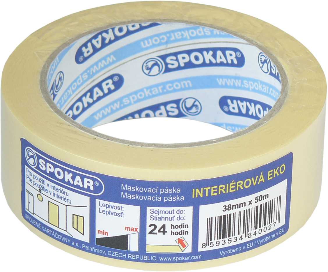 Spokar maskovacia páska EKO 38mmx50m - 24h