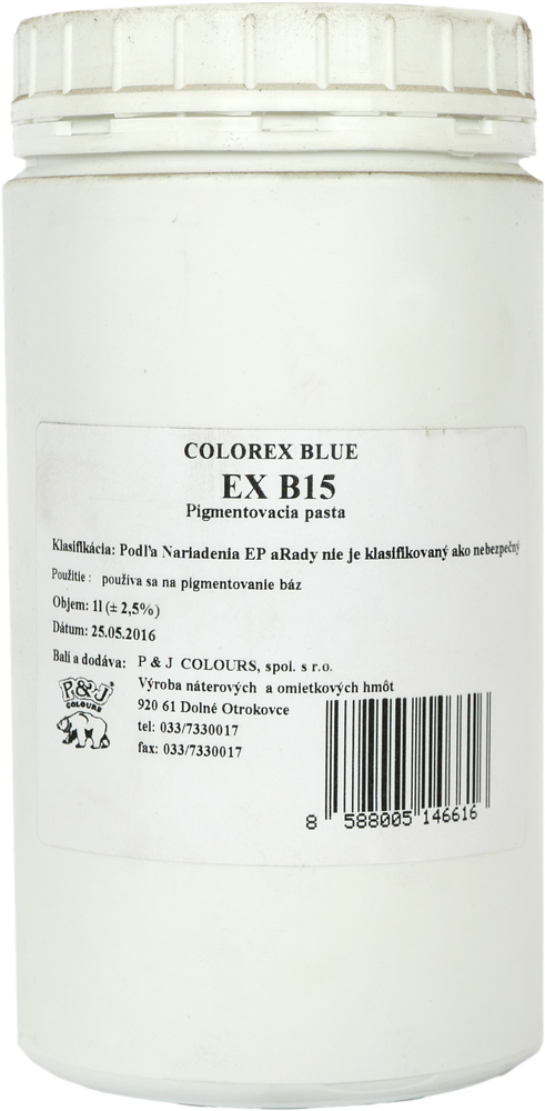 Pasta PJ Colorex Blue EX B15 1l