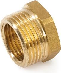 Redukcia 1/2" na 1/4" mosadzná