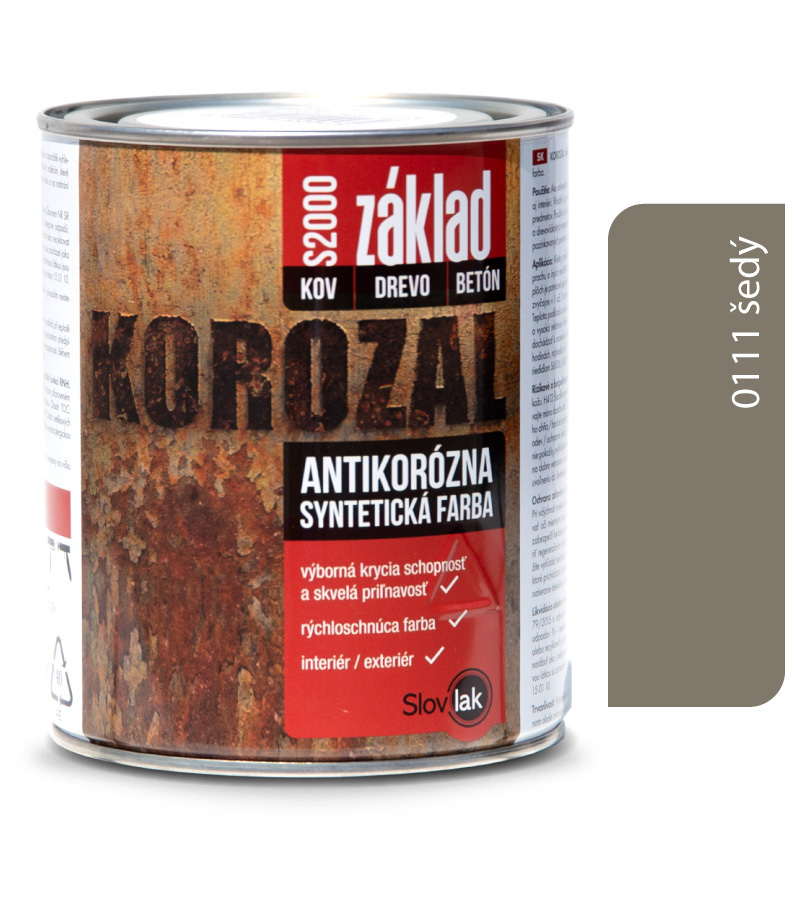 Korozal Základ S2000 0110 šedý 1kg