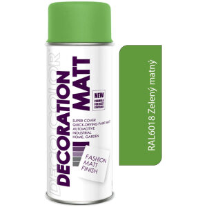 Deco Color Decoration RAL MATT - 6018 zelený svetlý matný 400ml