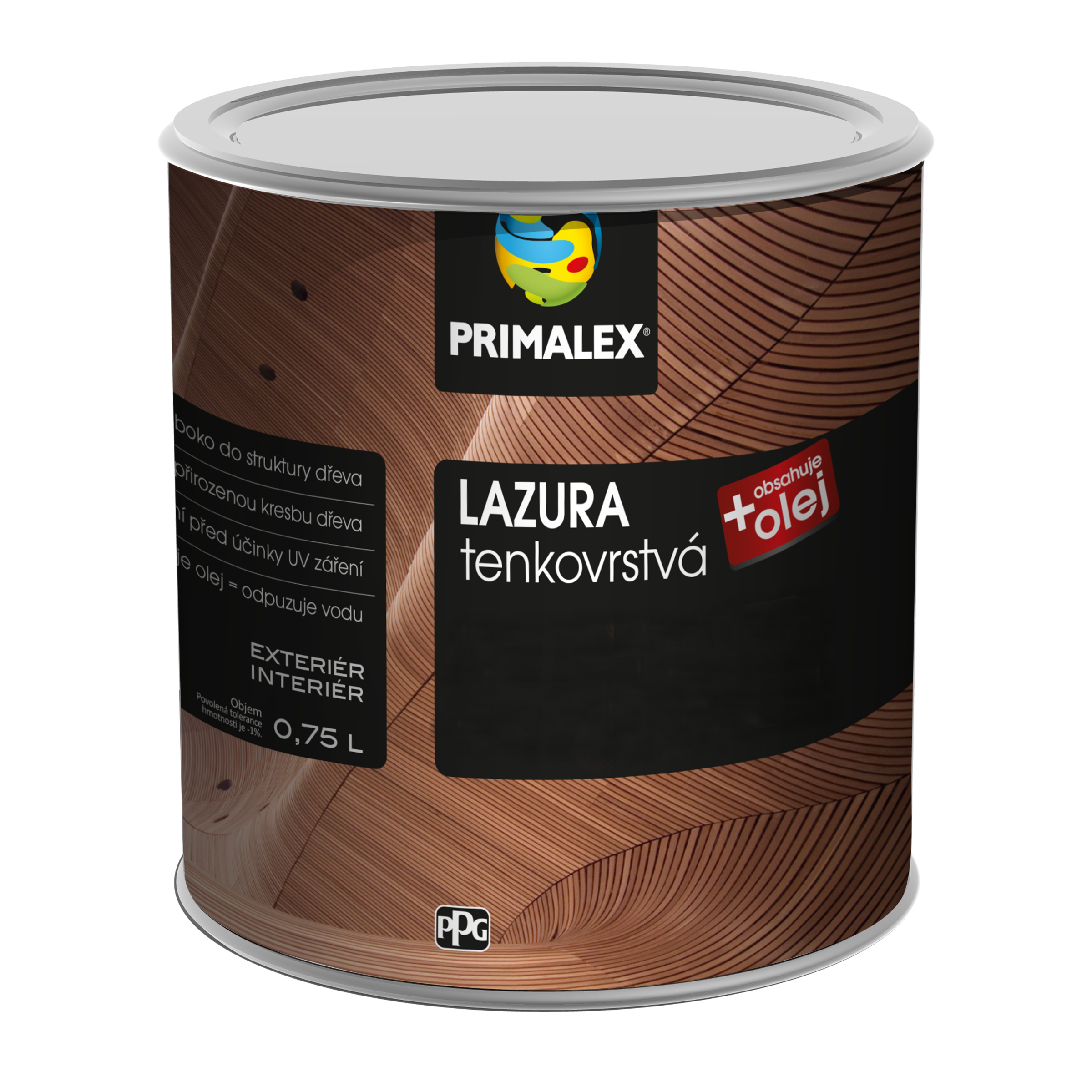 Primalex tenkov. lazúra 21 orech 2