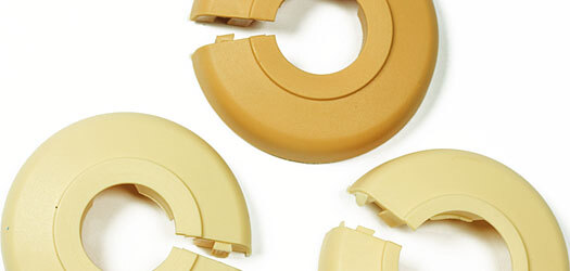 Krytka podlahová 22/55mm PVC biela