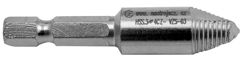 4CZech Vyťahovač poškodených šróbov s vrtákom č.4