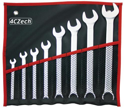 4CZech 8-dieľna sada kľúčov DIN 3113 v púzdre 8-24mm