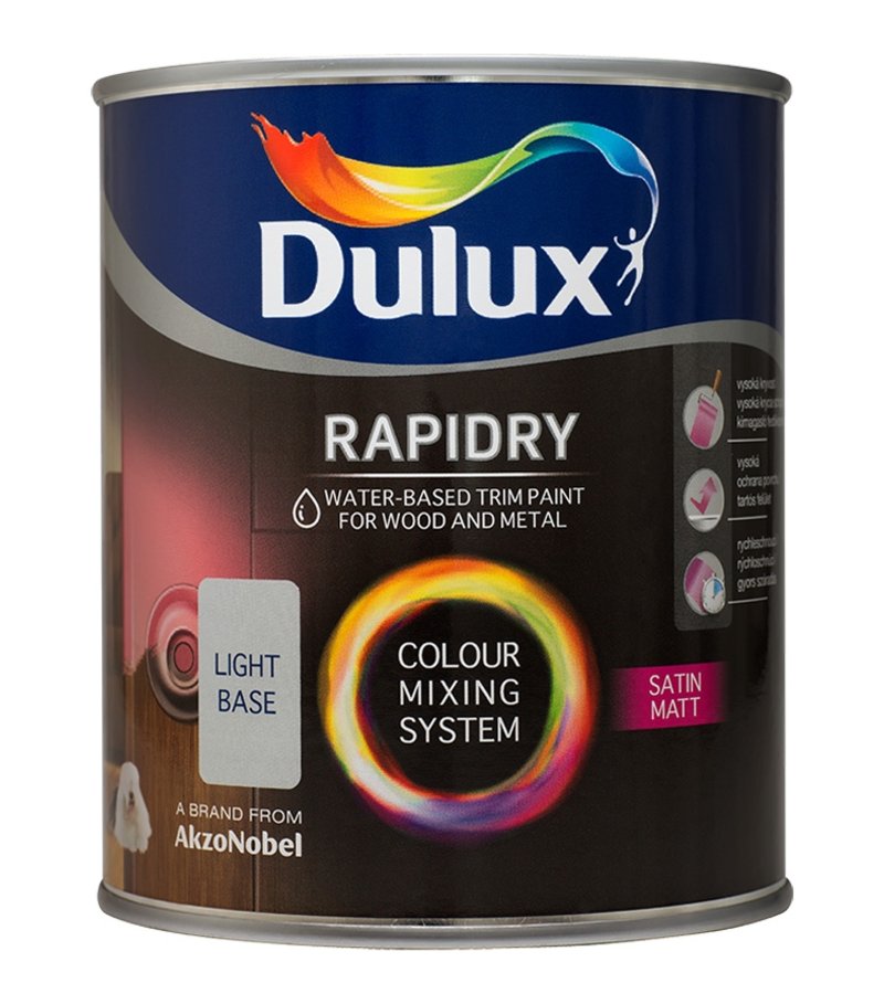 Dulux Rapidry satin matt base ED 4