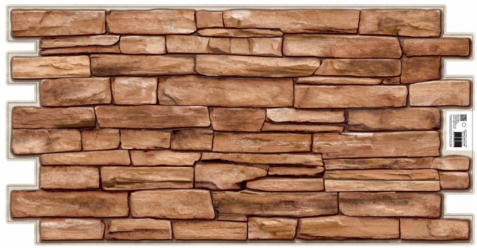 Obklad 3D Bridlica piesková