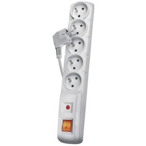 Emos Prepäťová ochrana 5 zásuviek 3m
