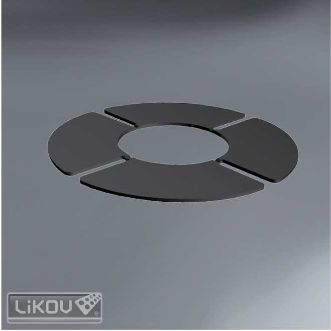 Gumová podložka 2mm 100ks VÝPREDAJ