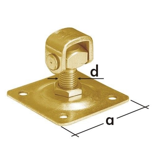 Domax ZRP20 Záves nastaviteľný na priskrutkovanie M20x100