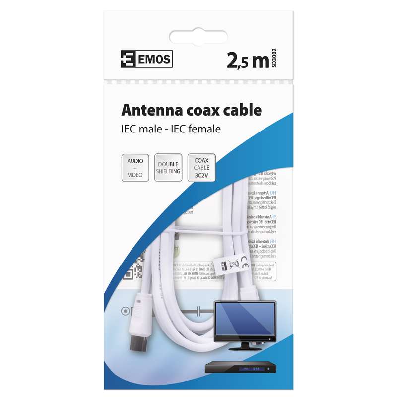 Emos Kábel koaxiálny anténny 2