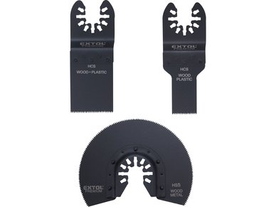 Extol Premium Multifunkčné náradie na drevo sada 3ks