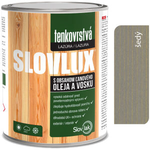 Slovlux Tenkovrstvá lazúra na drevo