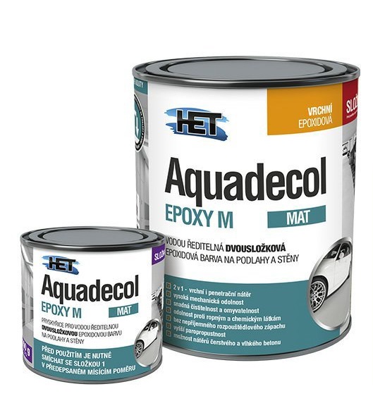 Het Aquadecol Epoxy tužidlo zložka 2 - Vodou riediteľná dvojzložková epoxidová farba na steny a podlahy 0
