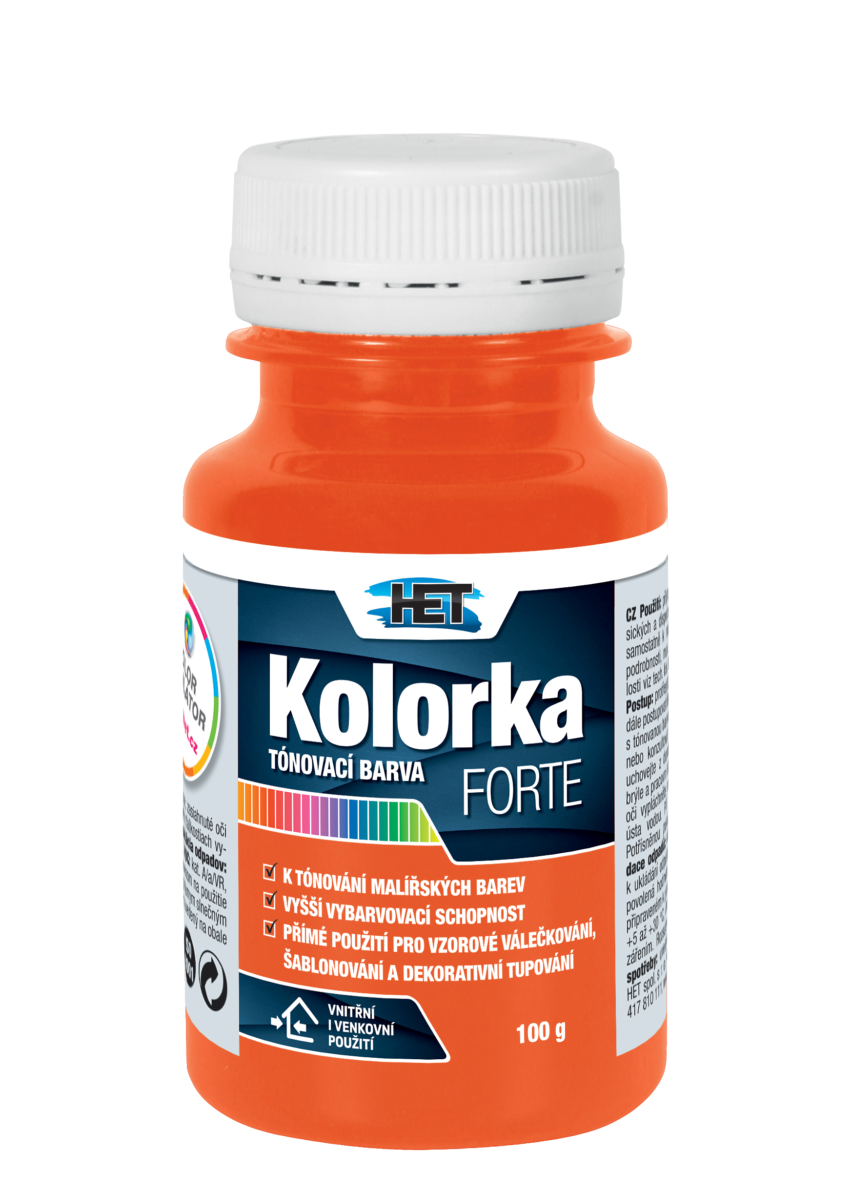 Het Kolorka Forte 0766 marhuľová 100g