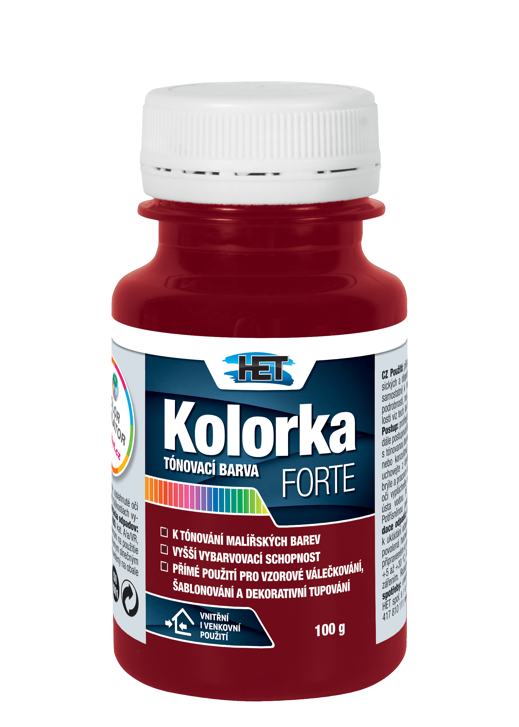 Het Kolorka Forte 0876 vínová 100g