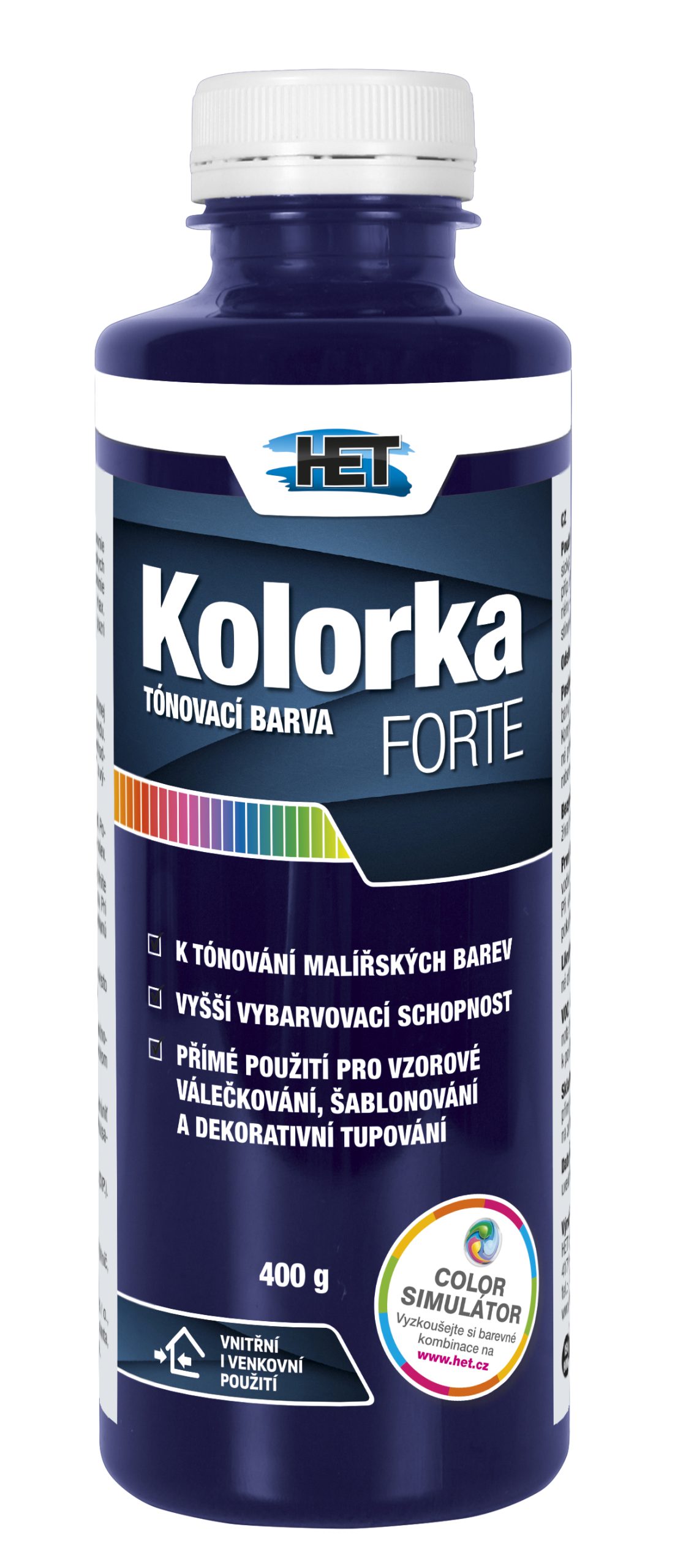 Het Kolorka Forte 0426 modrá 400g