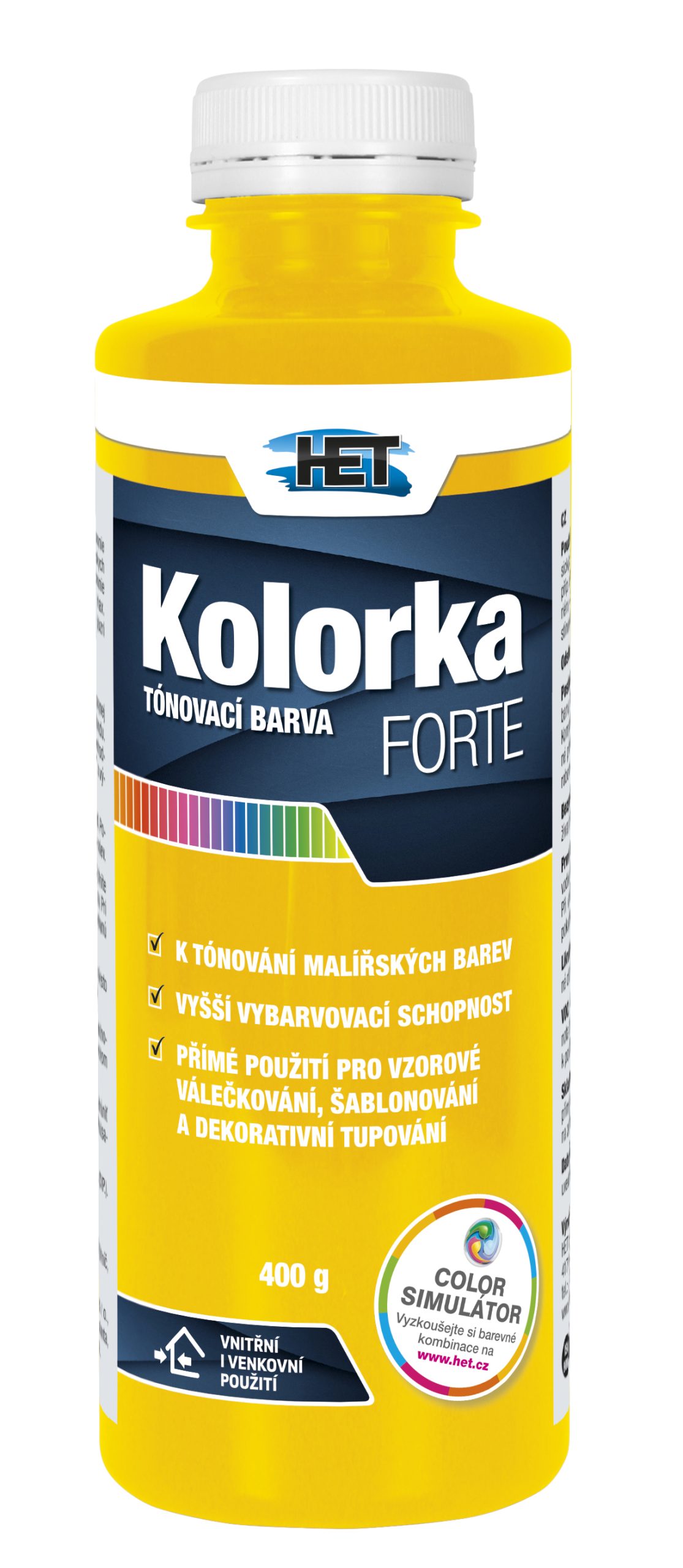 Het Kolorka Forte 0606 žltá 400g
