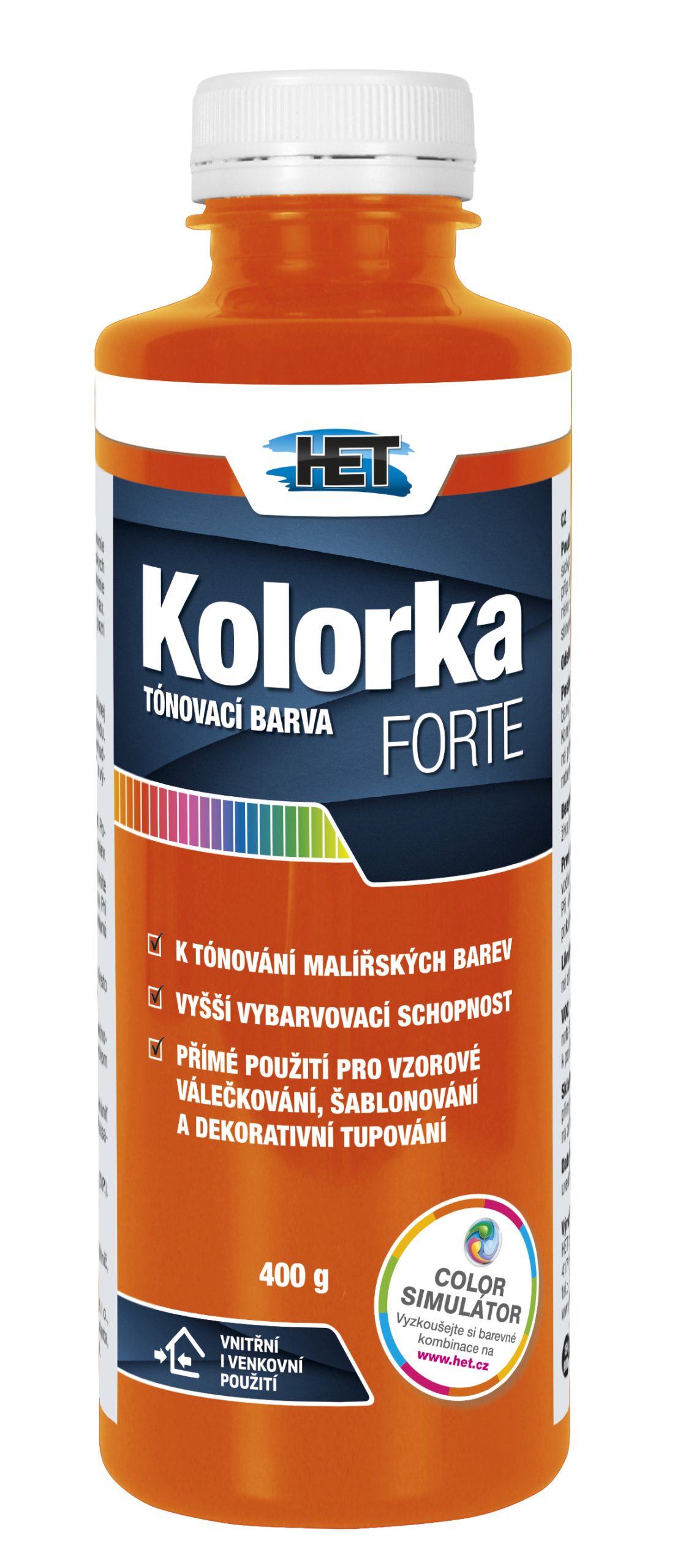 Het Kolorka Forte 0766 marhuľová 400g