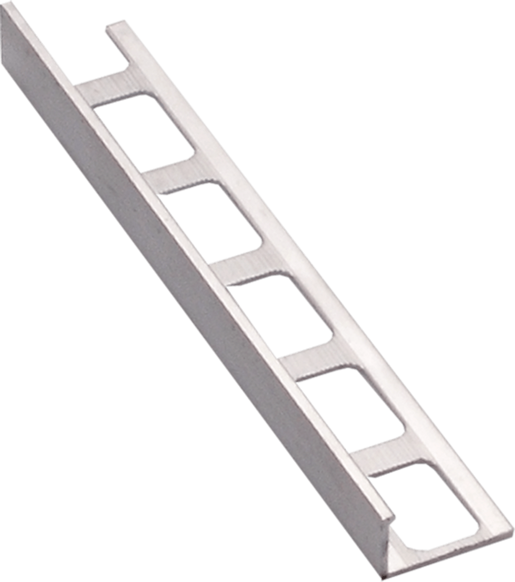 Lišta L 8mm hliník elox strieborný lesklý 250cm