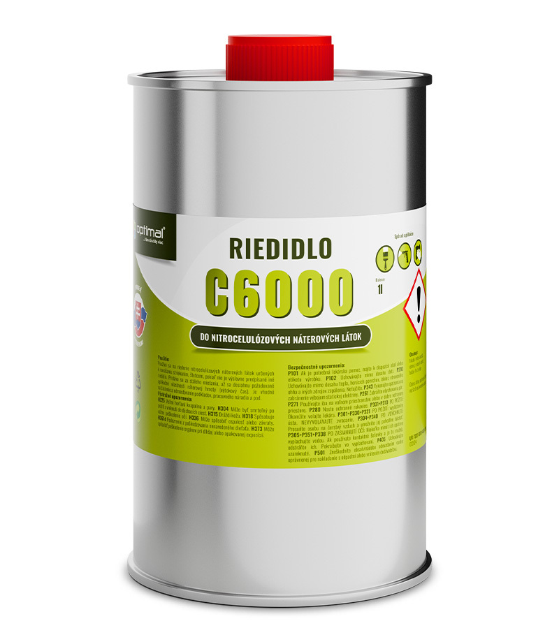 Riedidlo Optimal C6000 - na nitrocelulózové farby 1l