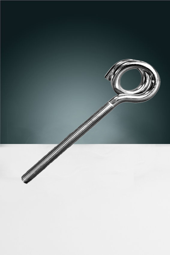 Hák hojdačkový dvojitý so závitom M10x150mm Zn