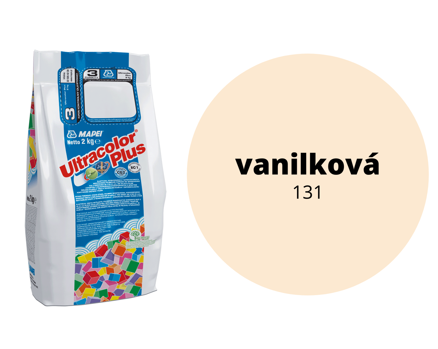 Mapei Ultracolor Plus 131 Škárovacia hmota 2kg