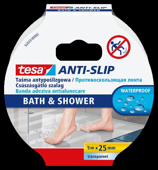 Tesa 55533 Antislip - protišmyková páska do kúpeľne 5mx25mm