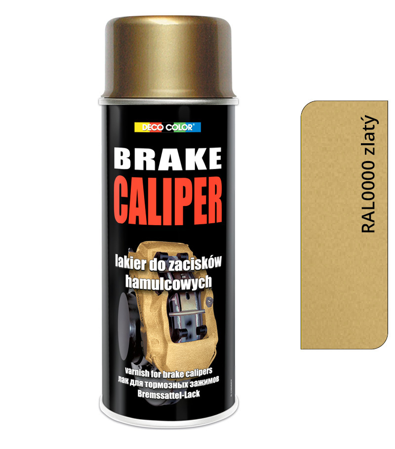 Deco Color Brake caliper - Lak na brzdy RAL 0000 zlatý 400ml
