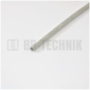 Lano oceľové Zn v PVC obale 1/2mm