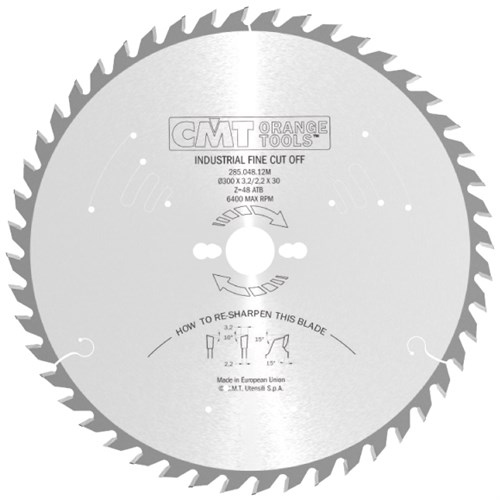 CMT Industrial Pílový kotúč pre pozdĺžne a priečne rezy - D254x2