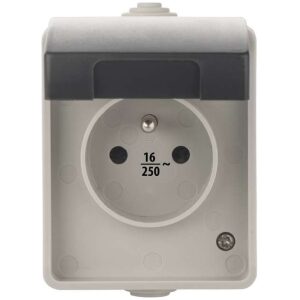 Emos Zásuvka IP54 nástenná