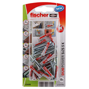 Fischer Hmoždinka Duopower blister 5x25 S K