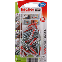 Fischer Hmoždinka Duopower blister 5x25 S K