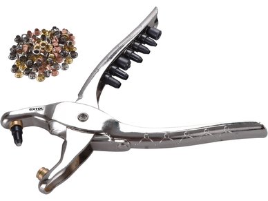 Extol Craft Kliešte dierovacie a nitovacie na prechodové oká