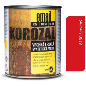 Korozal EMAIL 8190 červený 0